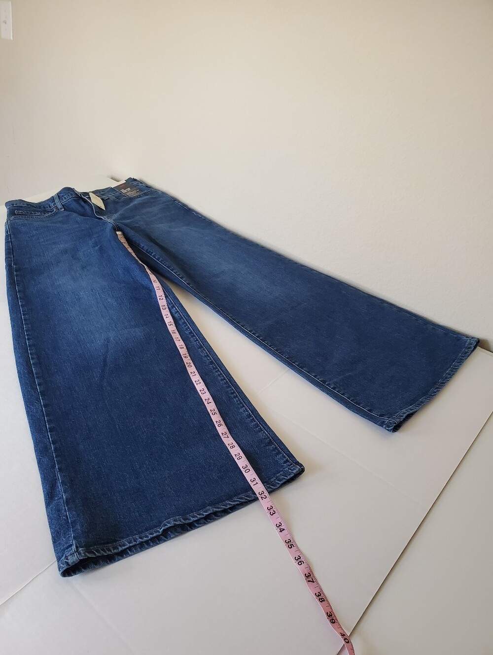 Levis Wide Leg High-Rise Women's Jeans - Blue Size 31 × 32 Western 90s - Picture 11 of 11